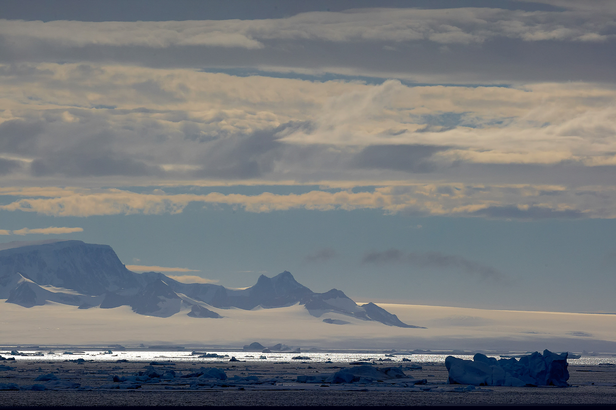 Abendstimmung im Antarctic Sound