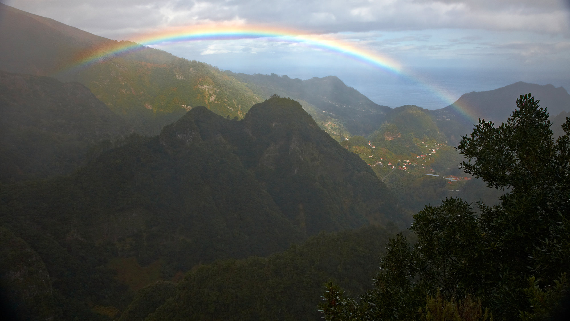 Regenbogen im November
