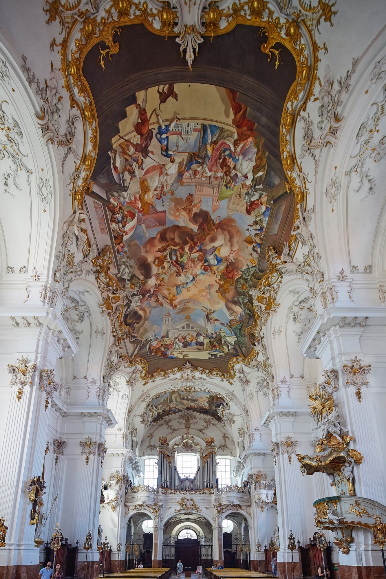 rococo cathedral Marienmünster at Dießen, organ